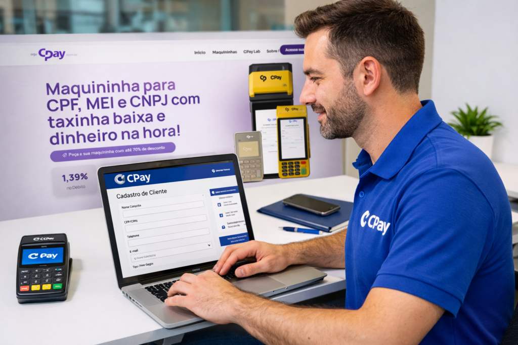 Representantes: Cadastro de novos estabelecimentos na CPay